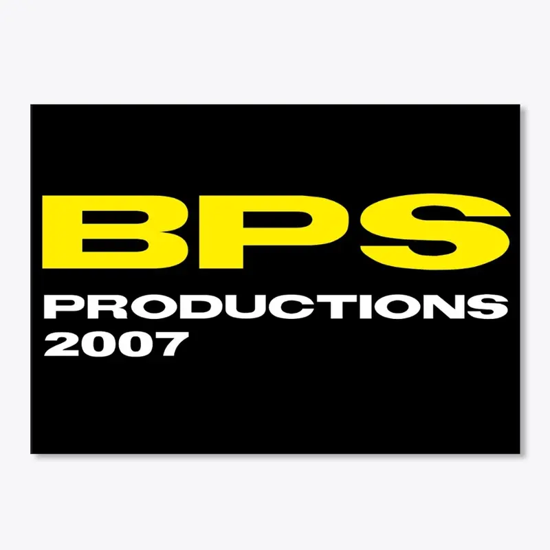 BPS Productions 2007 Sticker